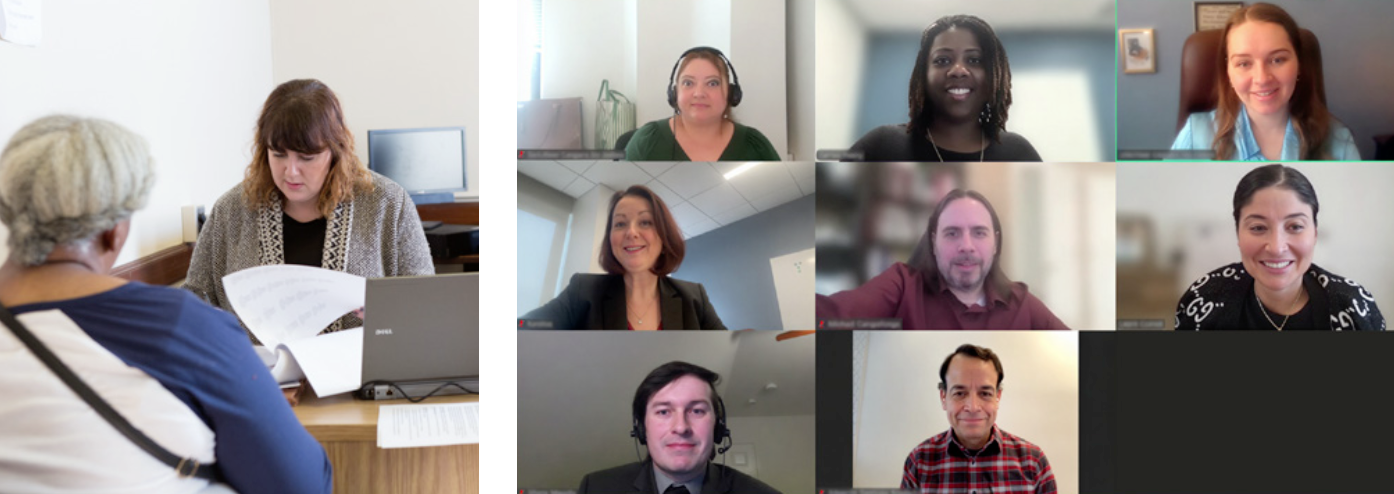 In-person tenancy clinic in 2016 and virtual clinic in 2026. [cite: 516]