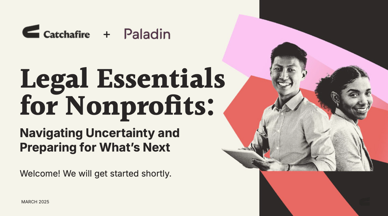 One of the webinars firm volunteers led for hundreds of small nonprofits. [cite: 208]